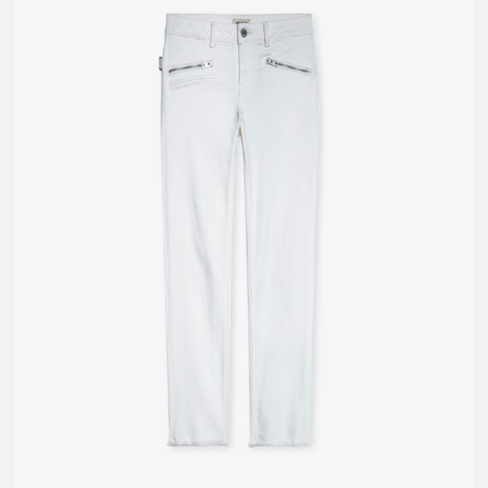 Zadig and Voltair Ava white jeans, size 29
